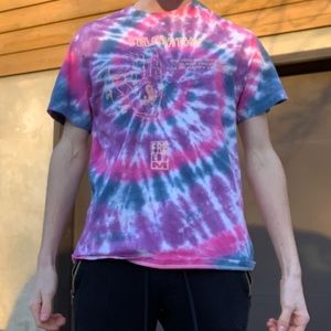 🔮 INSANE Purple Blue Pink Tie Dye Tee 🔮